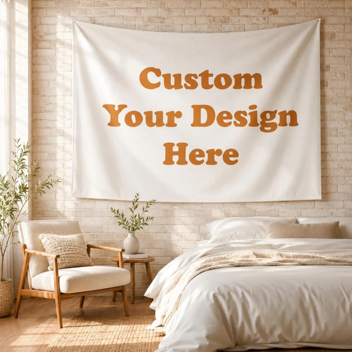 Wedding Party Supply - A Personalized Custom Tapestry—Unique Home Decor