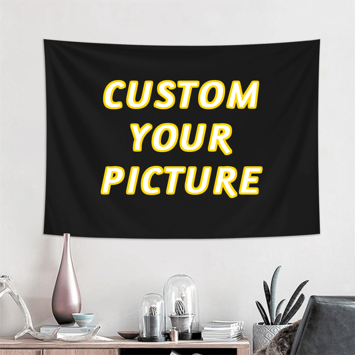 Wedding Party Supply - 1pc Customized tapestries, customized banners and