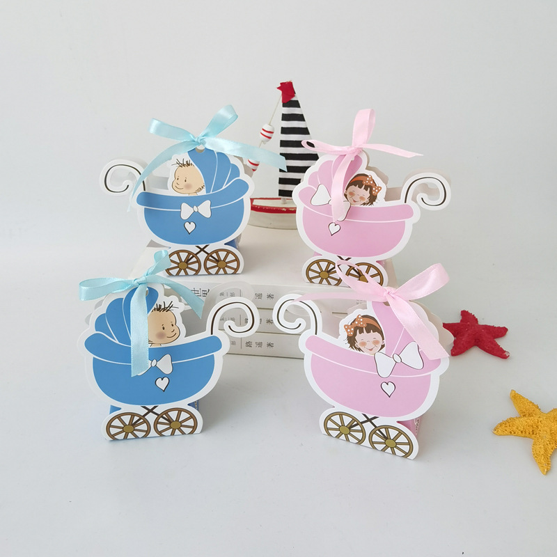 Wedding Supply.Box - 10/20/30pcs Laser Cut Stroller Candy Box