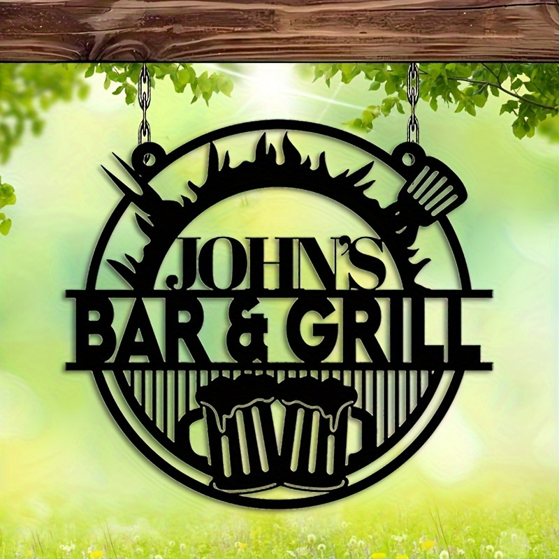 Wedding Party Supply - Customizable Wrought Iron Signs - Personalized