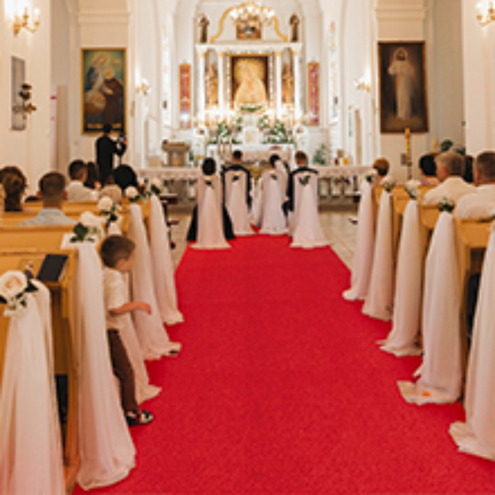 Aisle Runner White - Elegant Wedding Aisle Runner Carpet Anti-slip