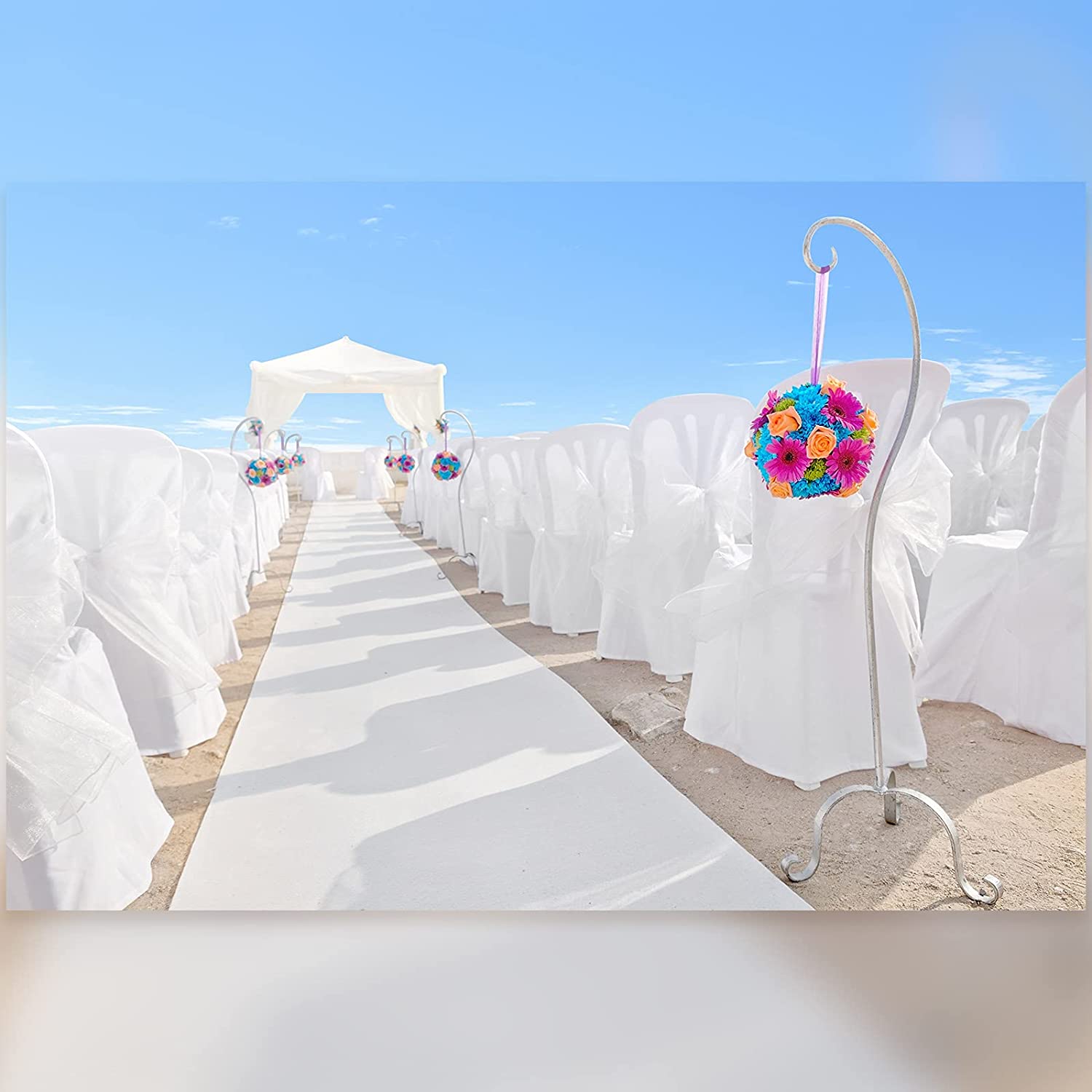 Wedding White Carpet Anti slip - Aisle Runner White 评论和价格