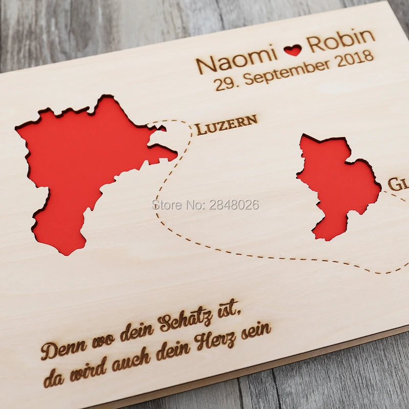 Rustic personalized wedding gu - Personalized Guest Book 评论和价格