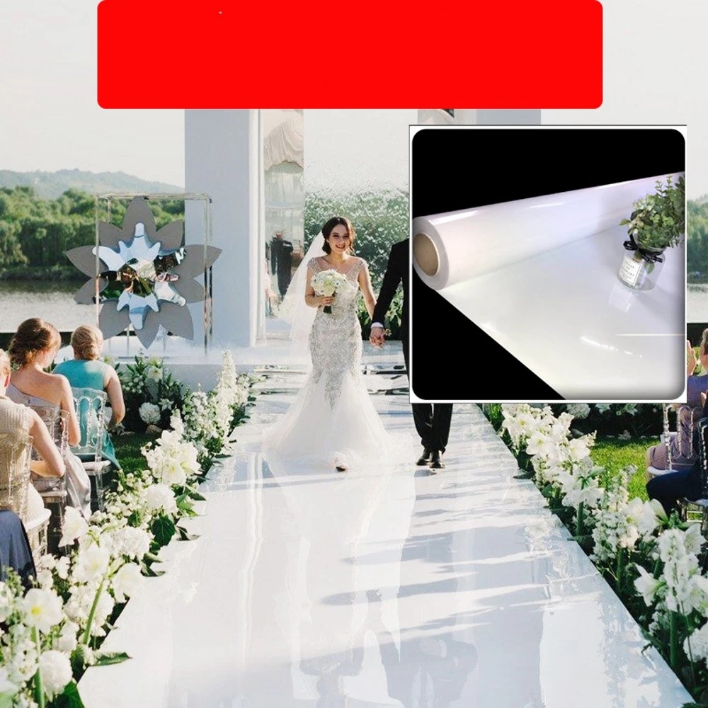 Wedding Centerpieces Mirror Ca - Aisle Runner White 评论和价格