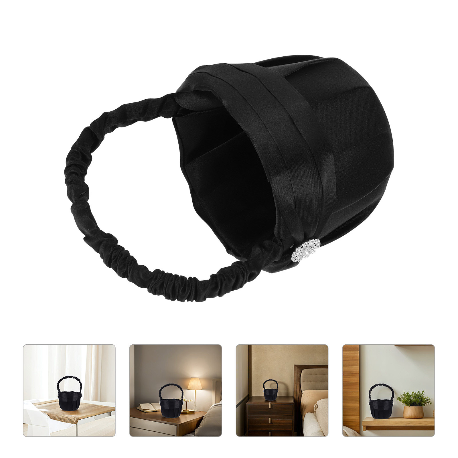Modern Black Rhinestone Weddin - Wedding Ceremony Supply 评论和价格