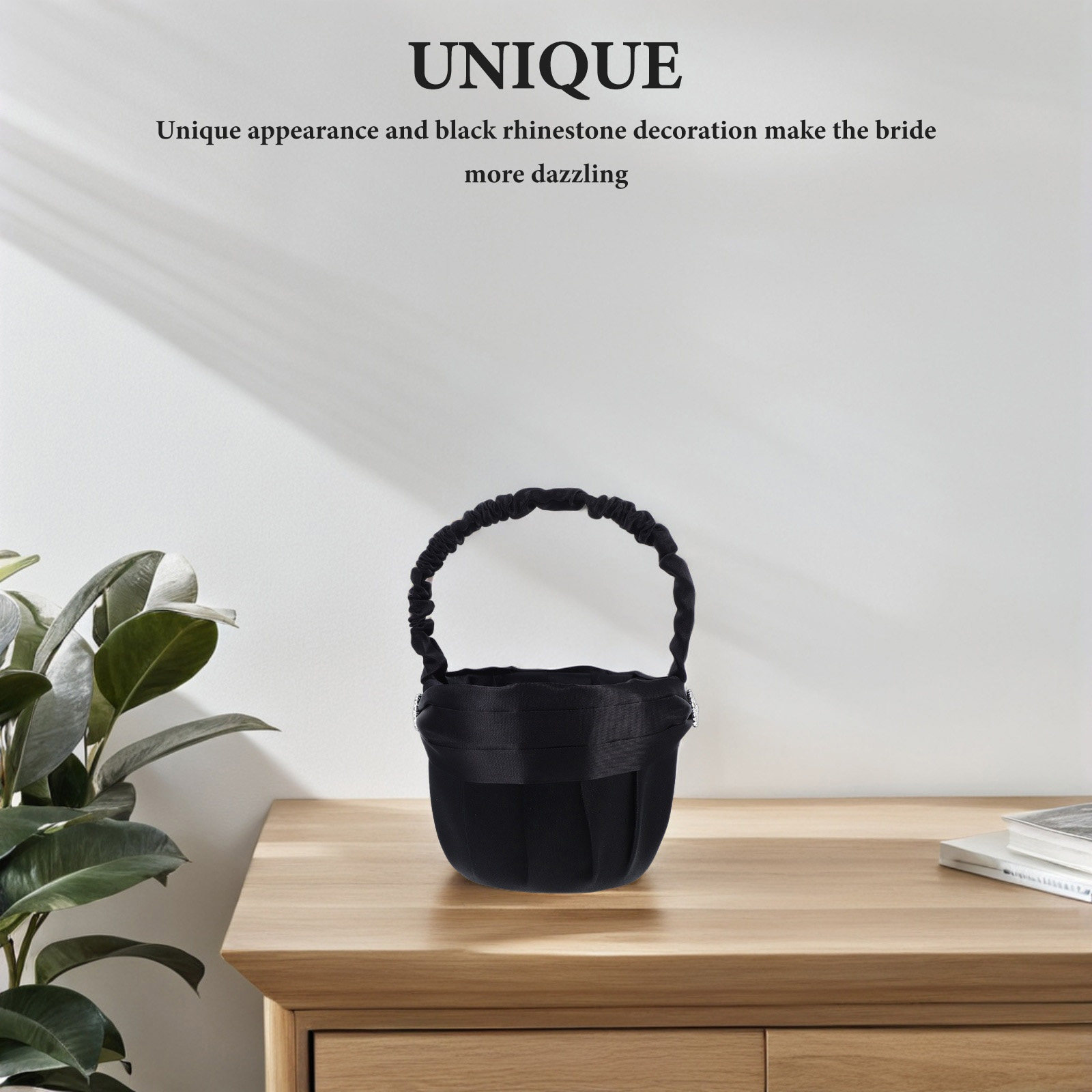 Modern Black Rhinestone Weddin - Wedding Ceremony Supply 评论和价格