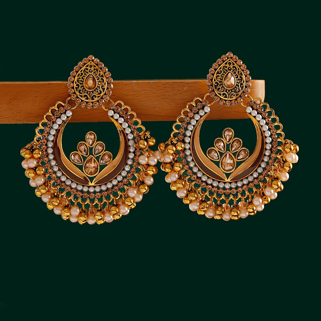 2023 Boho Indian Jhumka Earrin - Indian Wedding Supply 评论和价格