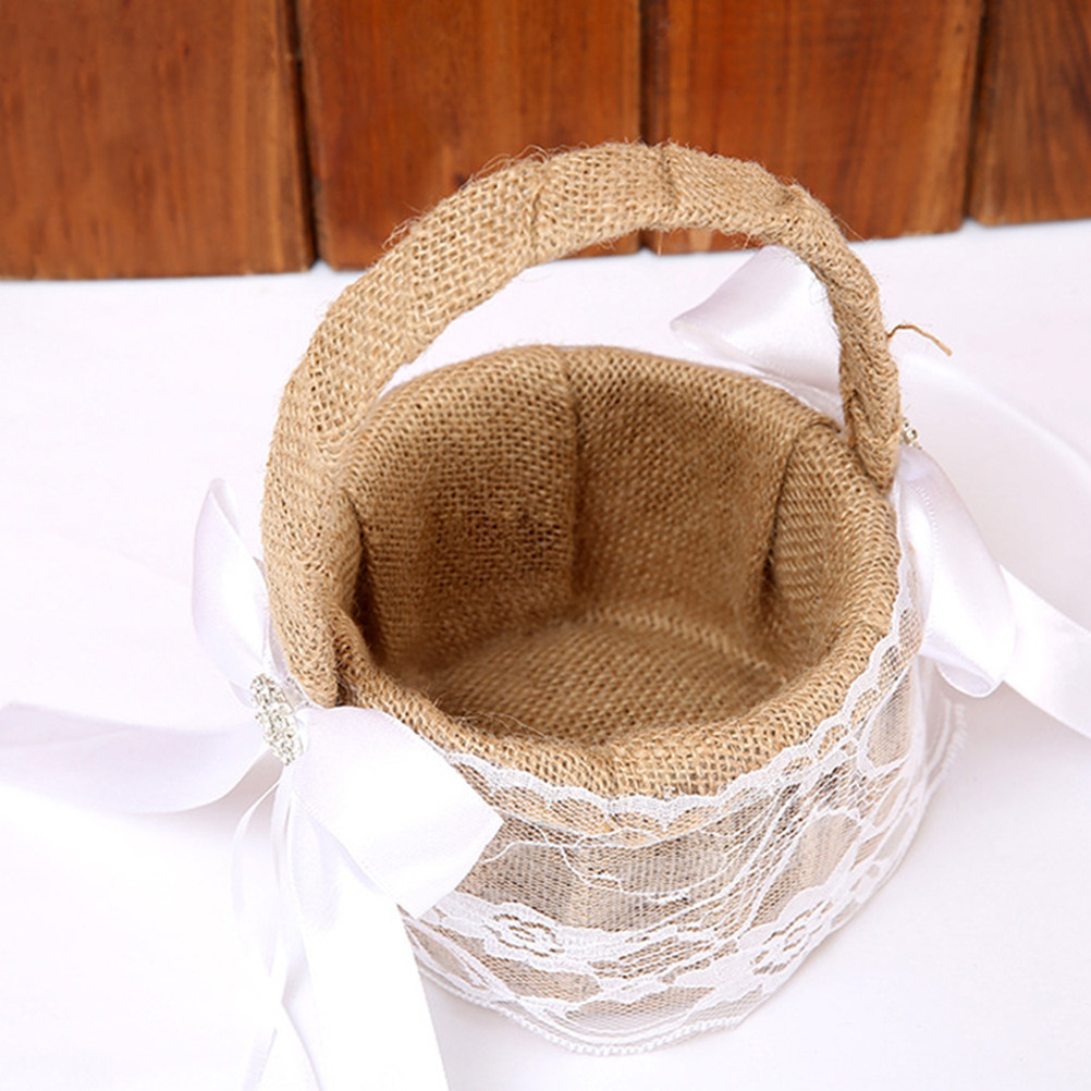 1Set Wedding Ring Pillow Lace  - Wedding Ceremony Supply 评论和价格
