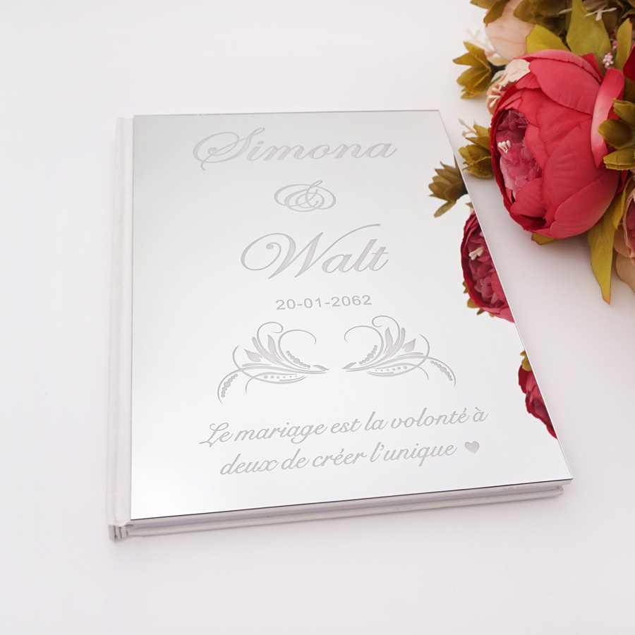 Acrylic Mirror Personalized El - Personalized Guest Book 评论和价格