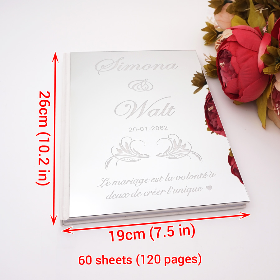 Acrylic Mirror Personalized El - Personalized Guest Book 评论和价格