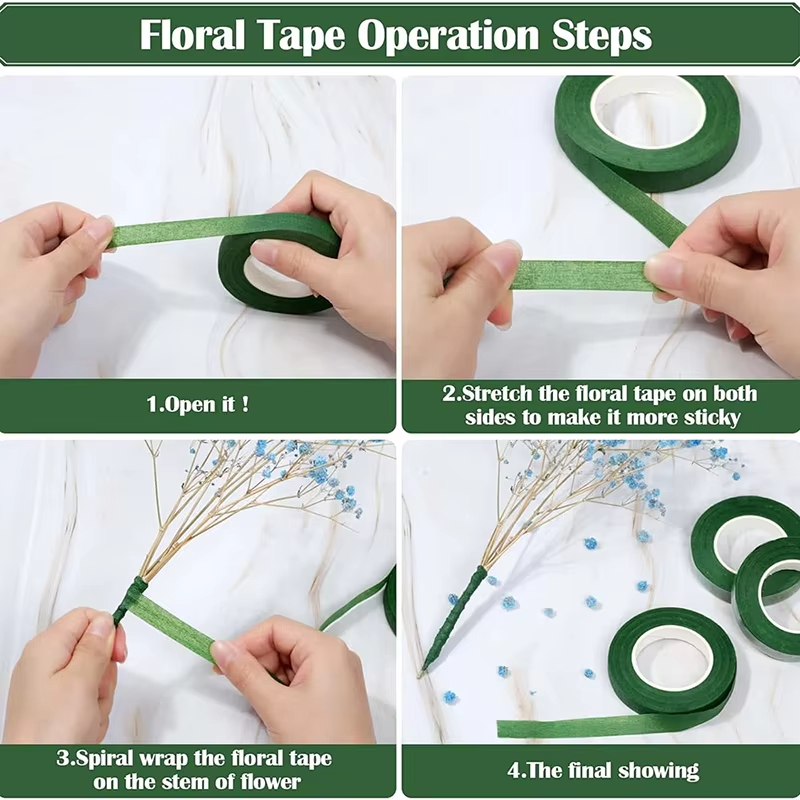 20Yards Green Bouquet Floral T - Wedding Floral Supply 评论和价格