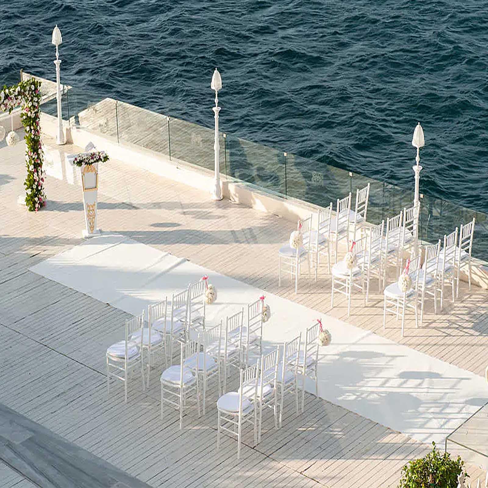 Durable Wedding Carpet, Suitab - Aisle Runner White 评论和价格