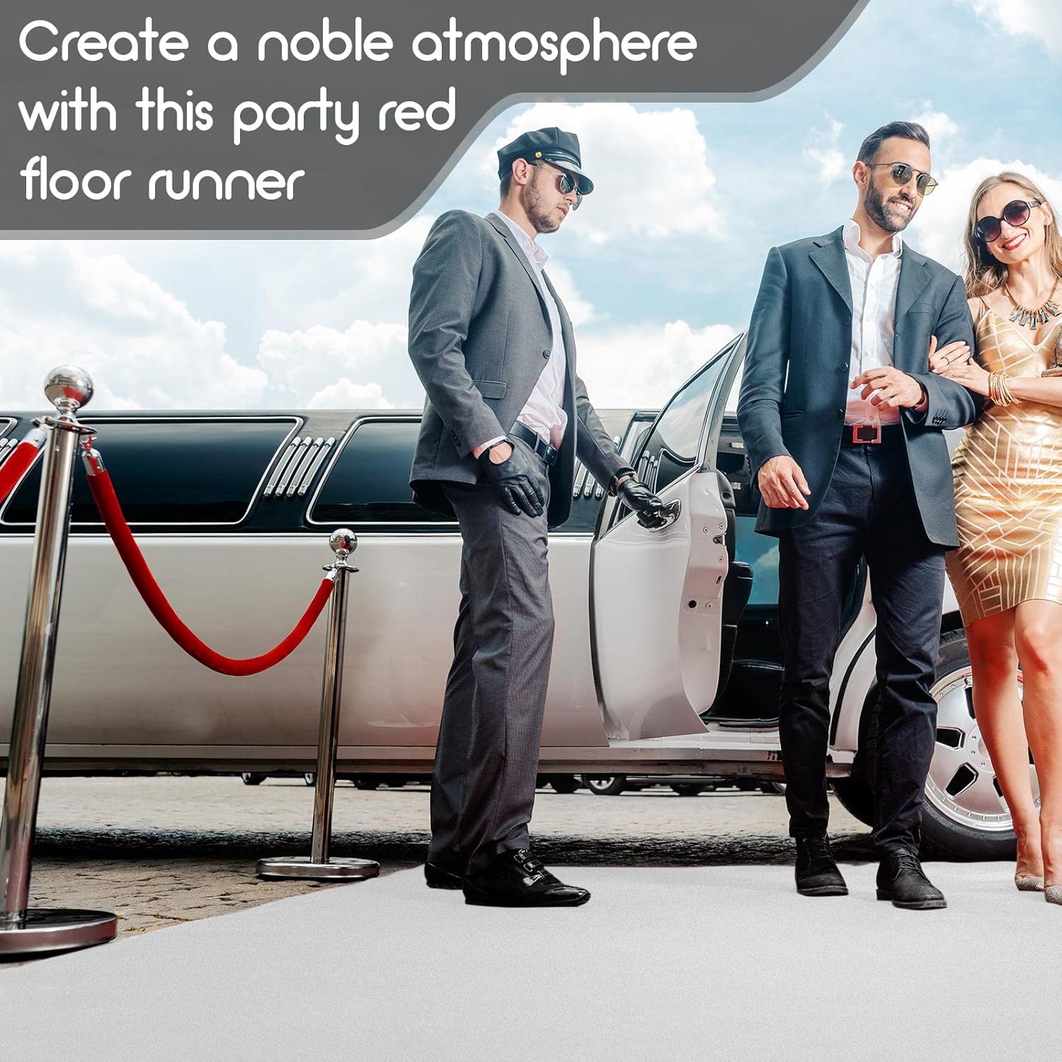 Durable Wedding Carpet, Suitab - Aisle Runner White 评论和价格