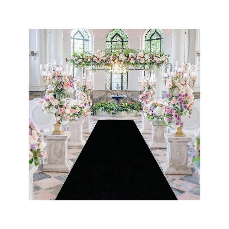 Durable Wedding Carpet, Suitab - Aisle Runner White 评论和价格