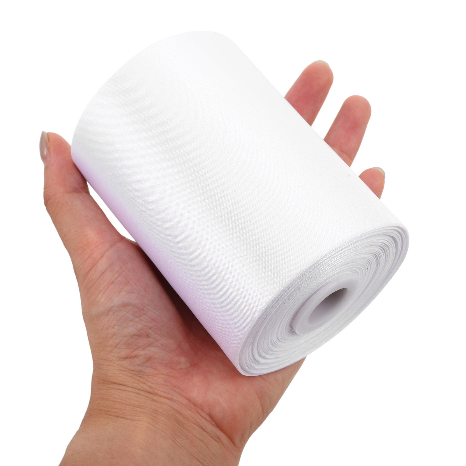 1 Roll White Satin Ribbon 25 Y - Bridal Sash Ribbon 评论和价格