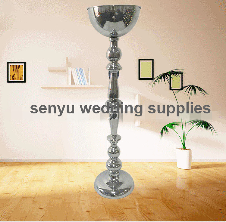 Tall gold /sliver metal trumpe - Centerpiece Vase Tall 评论和价格