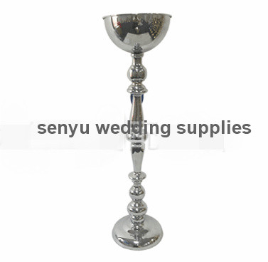 Tall gold /sliver metal trumpe - Centerpiece Vase Tall 评论和价格