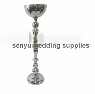 Tall gold /sliver metal trumpe - Centerpiece Vase Tall 评论和价格