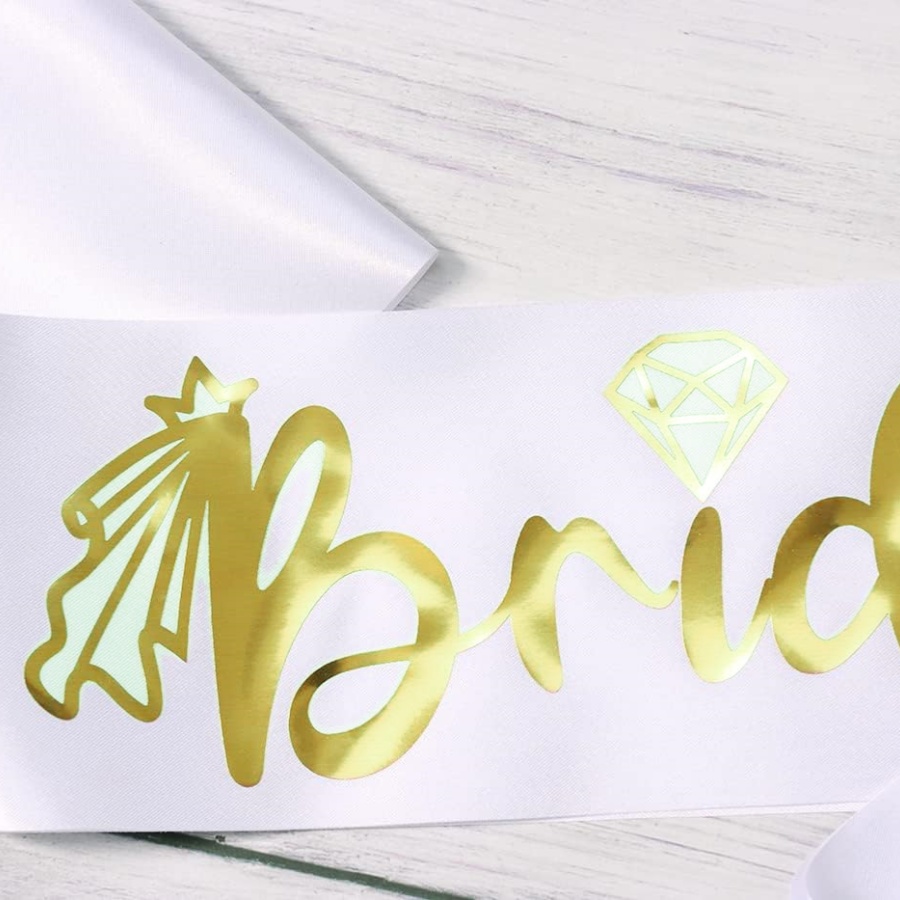 2pcs/1set Bachelorette Party S - Bridal Sash Ribbon 评论和价格