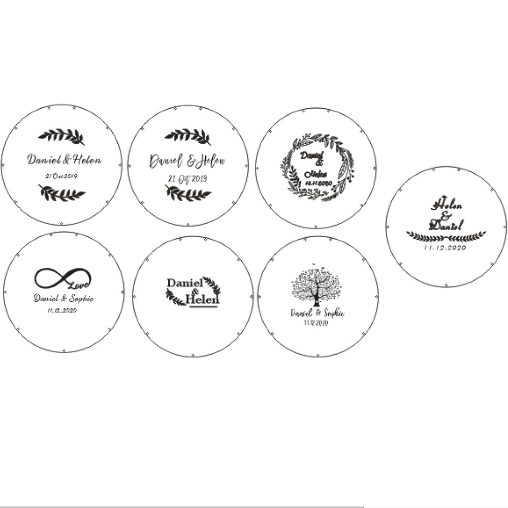 Personalized Acrylic round wed - Personalized Guest Book 评论和价格
