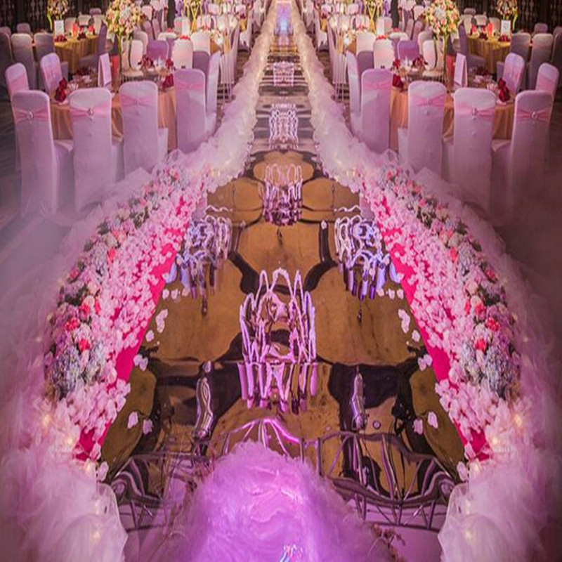Elegant White Wedding Decorati - Aisle Runner White 评论和价格