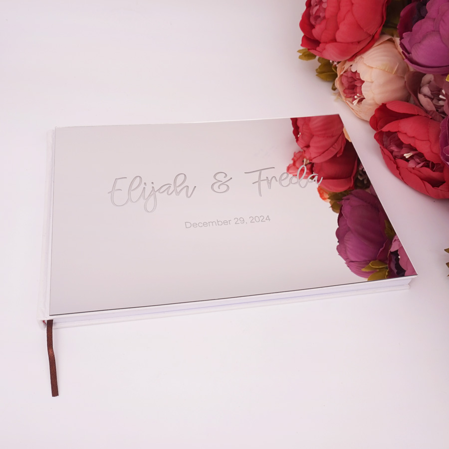 25*18 CM Personalized Guest Bo - Personalized Guest Book 评论和价格
