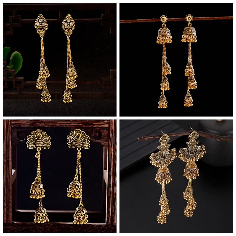 New Gold Color Bell Tassel Jhu - Indian Wedding Supply 评论和价格