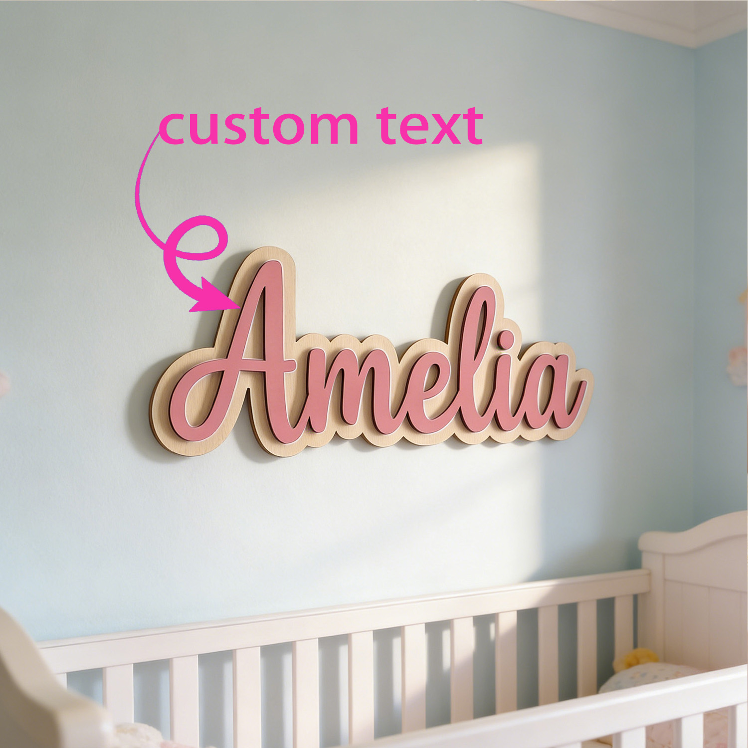 1pc Customized Double-layer Wo - Wedding Party Supply 评论和价格