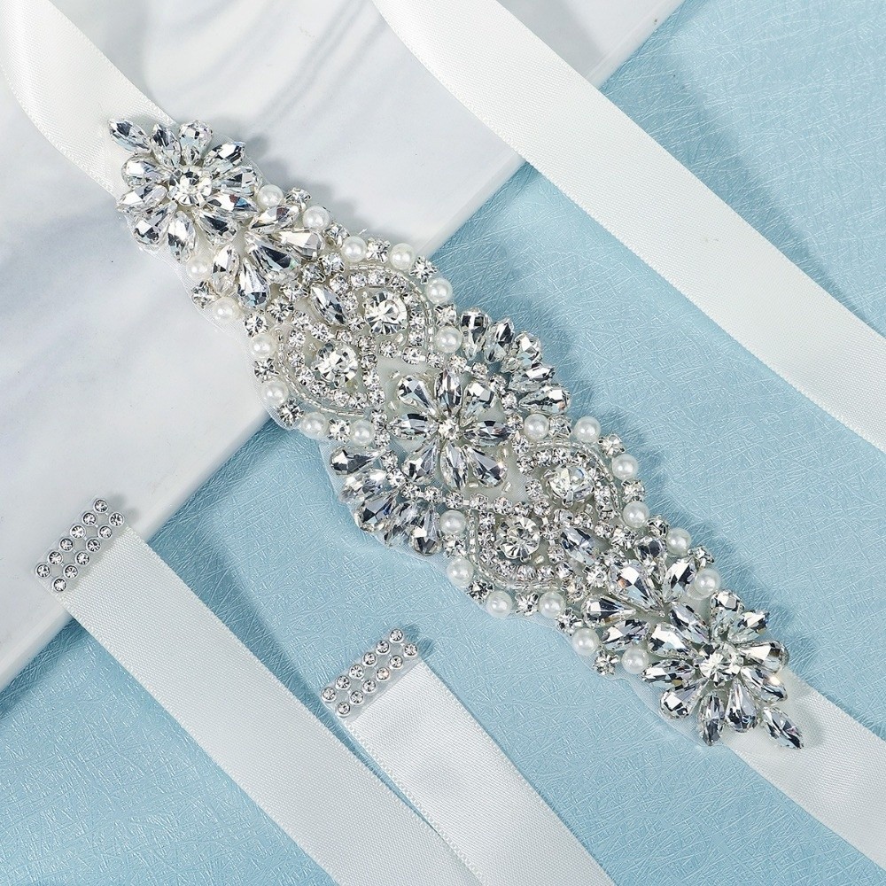 Fashion Ribbon Bridal Belt Lon - Bridal Sash Ribbon 评论和价格