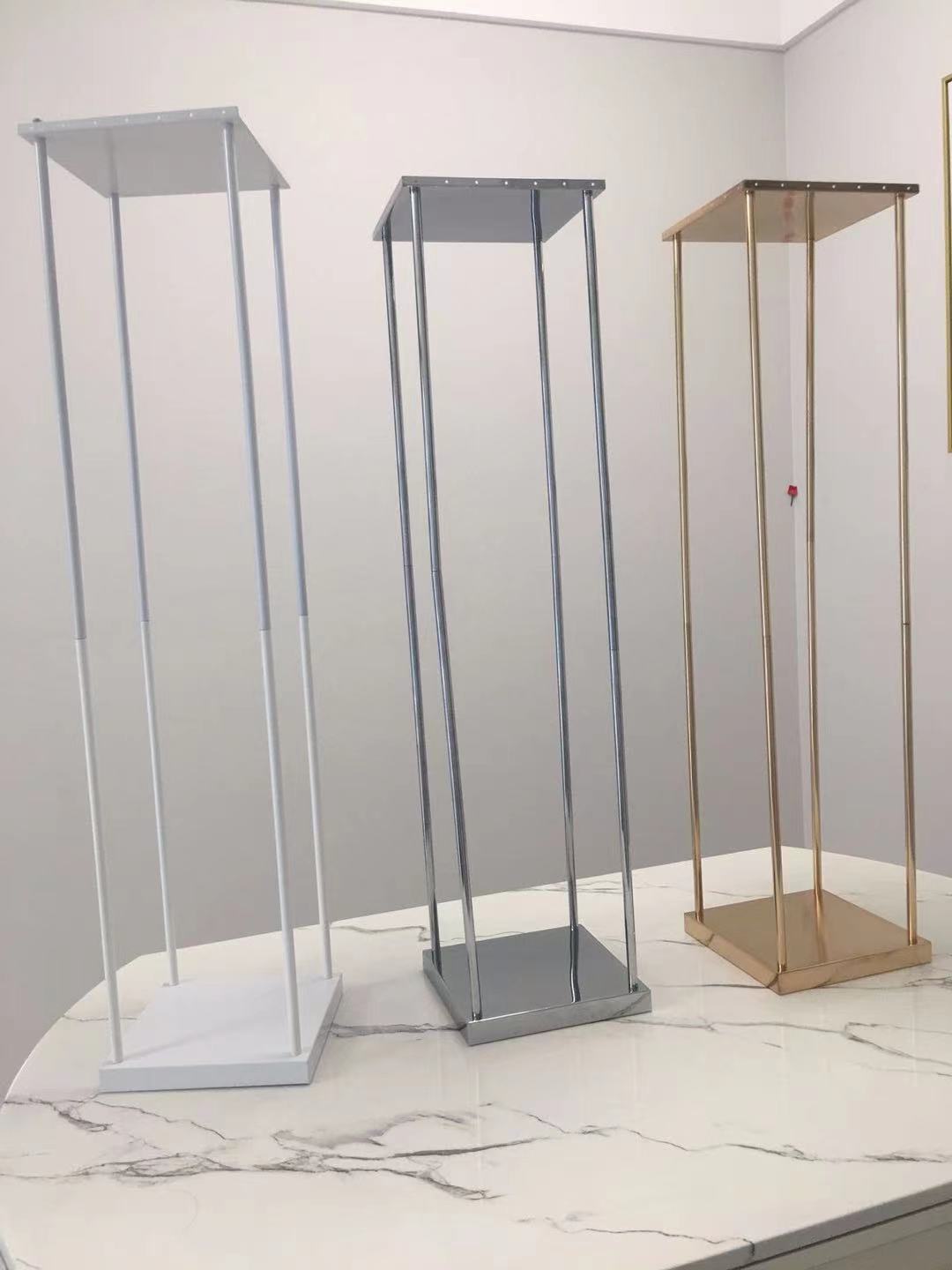 12pcs)Elegant tall gold mental - Centerpiece Vase Tall 评论和价格
