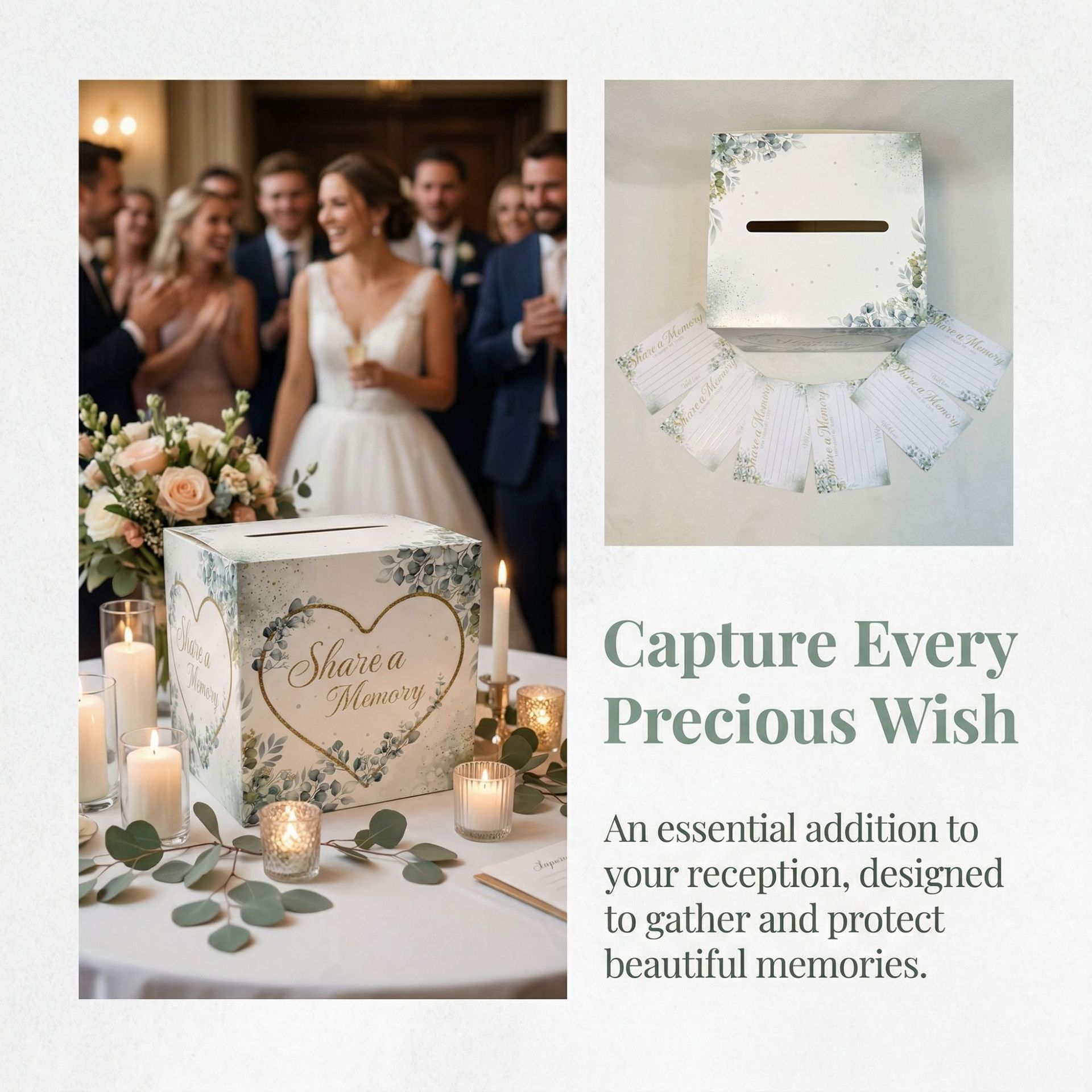 White Floral Wedding Card Box  - Wedding Supply.Box 评论和价格