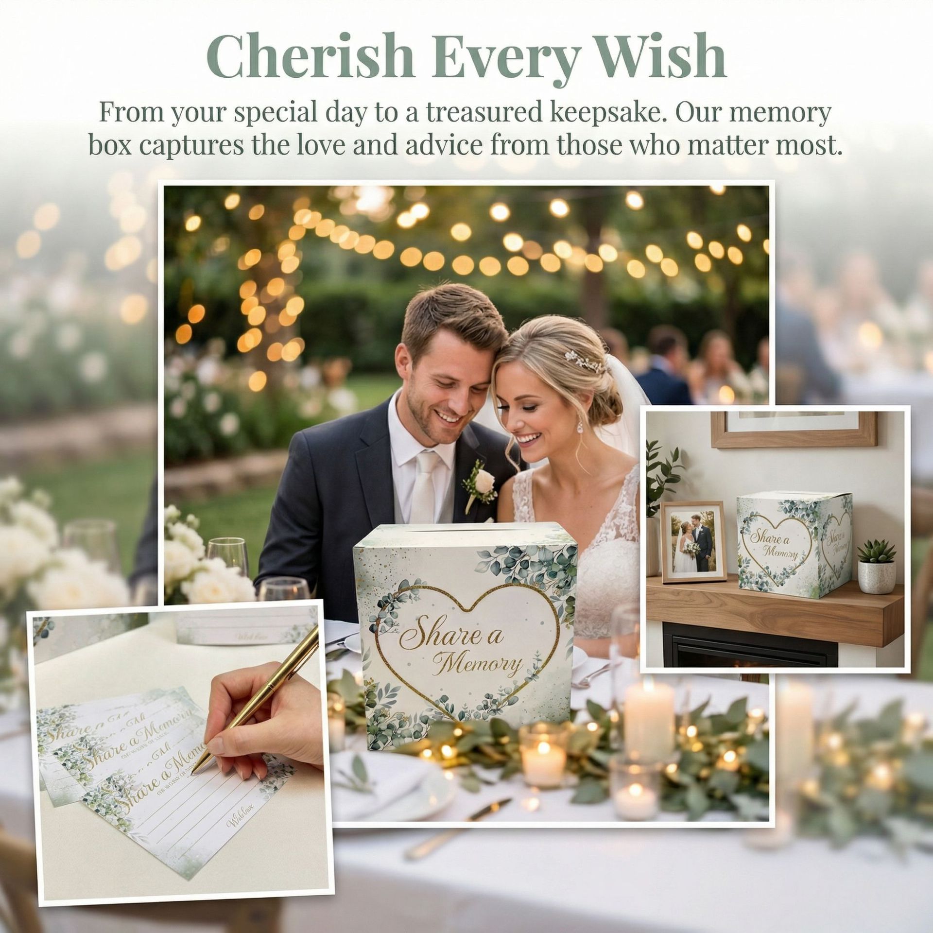 White Floral Wedding Card Box  - Wedding Supply.Box 评论和价格