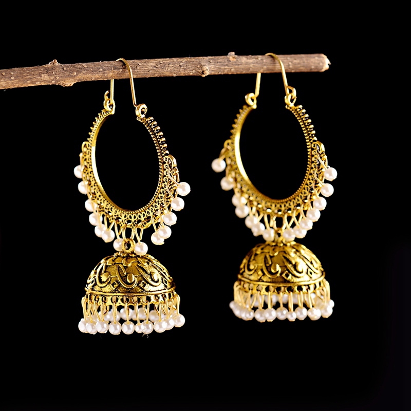 New Indian Jhumka Jewelry for  - Indian Wedding Supply 评论和价格
