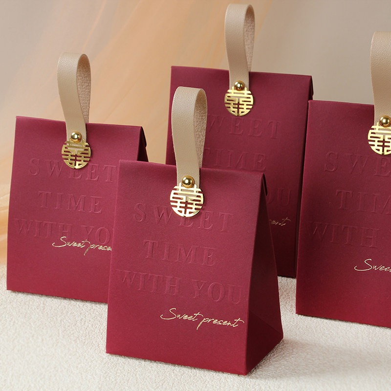 20/50Pcs Premium Wine Red Gift - Wedding Supply Wholesale 评论和价格
