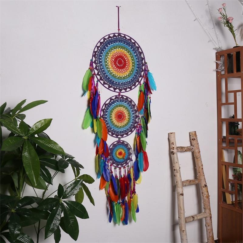 Indian Three-ring Feather Drea - Indian Wedding Supply 评论和价格