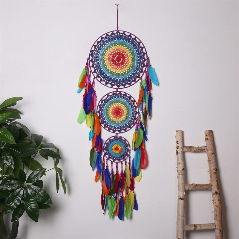 Indian Three-ring Feather Drea - Indian Wedding Supply 评论和价格