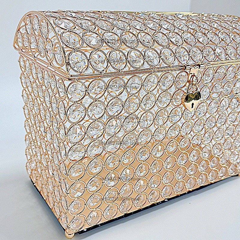 Crystal jewelry box, money jar - Wedding Supply.Box 评论和价格