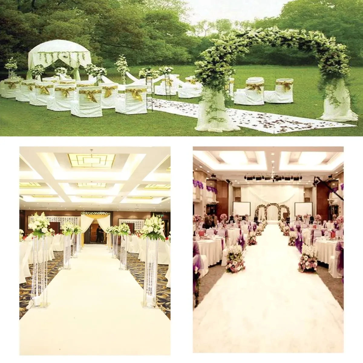 Custom Length Aisle Runner Wed - Aisle Runner White 评论和价格