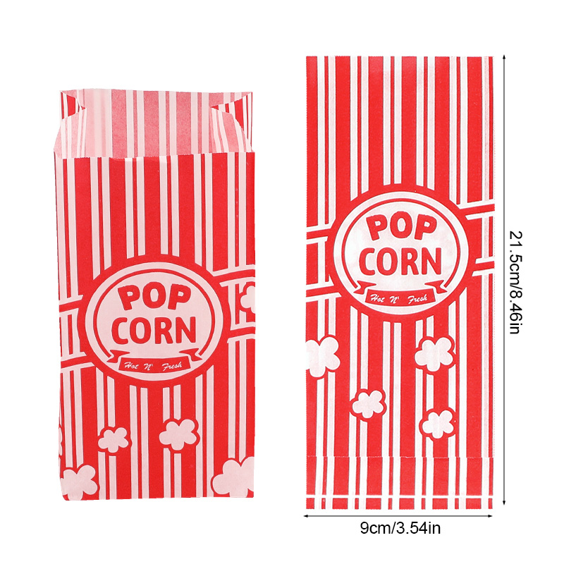 50Pcs Popcorn Packaging Bags S - Wedding Supply.Box 评论和价格