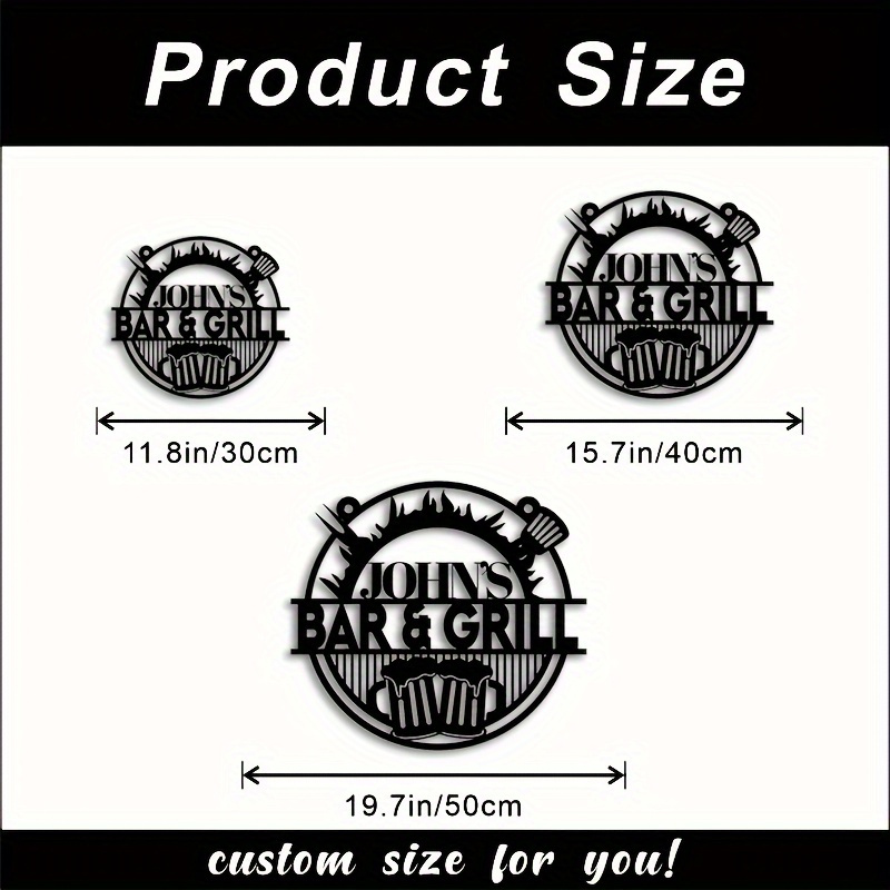 Customizable Wrought Iron Sign - Wedding Party Supply 评论和价格