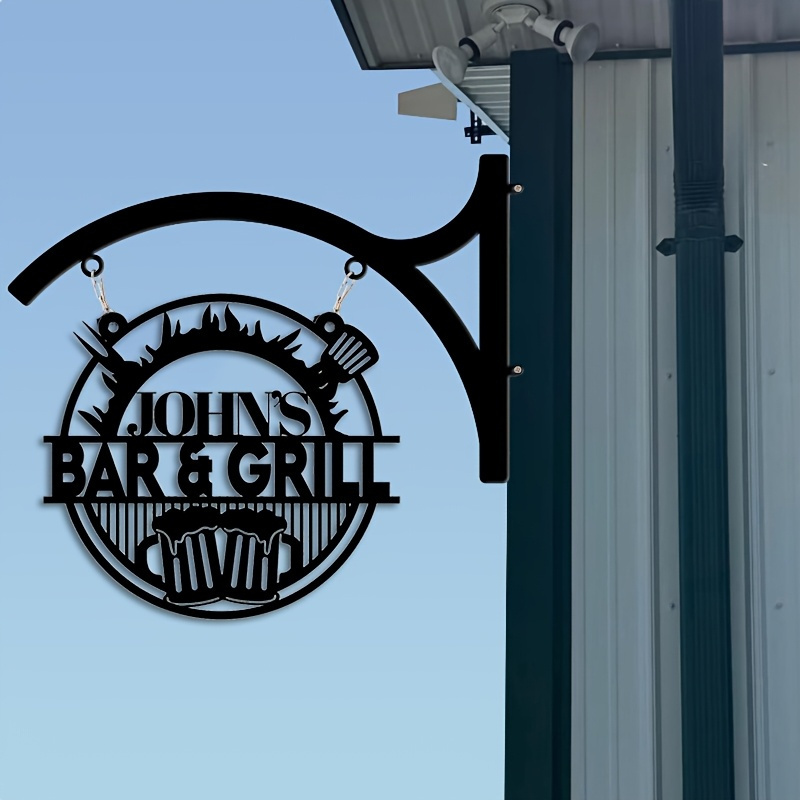 Customizable Wrought Iron Sign - Wedding Party Supply 评论和价格