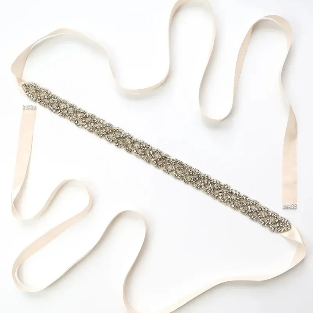 For Women Bridesmaid Dress Acc - Bridal Sash Ribbon 评论和价格