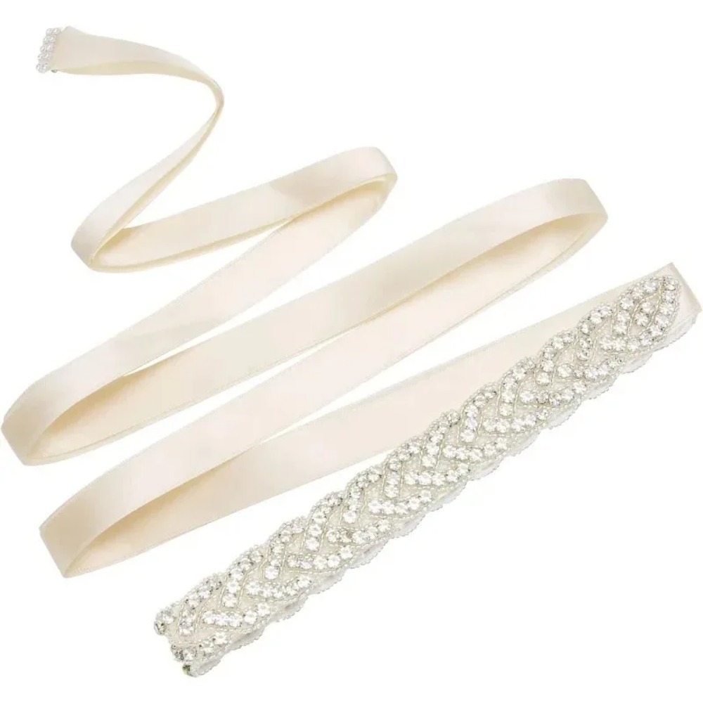 For Women Bridesmaid Dress Acc - Bridal Sash Ribbon 评论和价格
