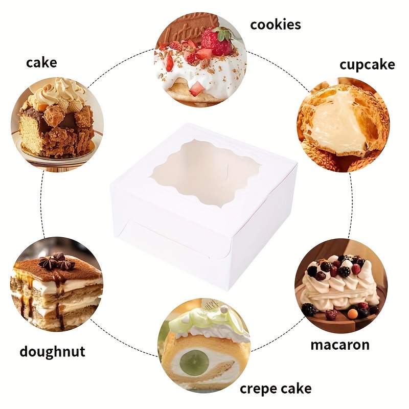 10Pcs Kraft Paper Cake Candy B - Wedding Supply.Box 评论和价格