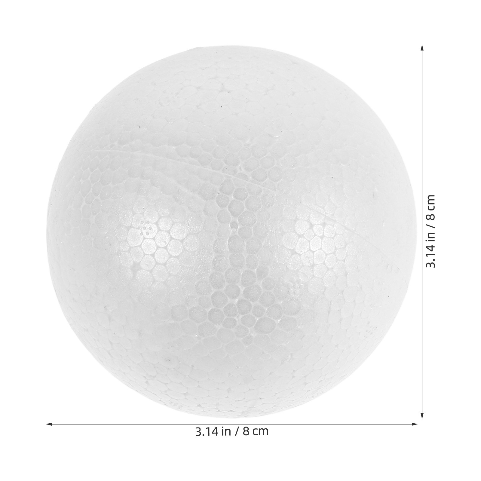 12Pcs White Foam Balls Polysty - Wedding Floral Supply 评论和价格