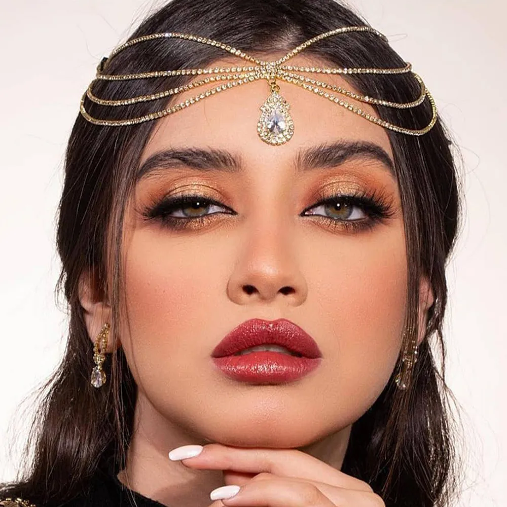 XSBODY Boho Bridal Rhinestone  - Indian Wedding Supply 评论和价格