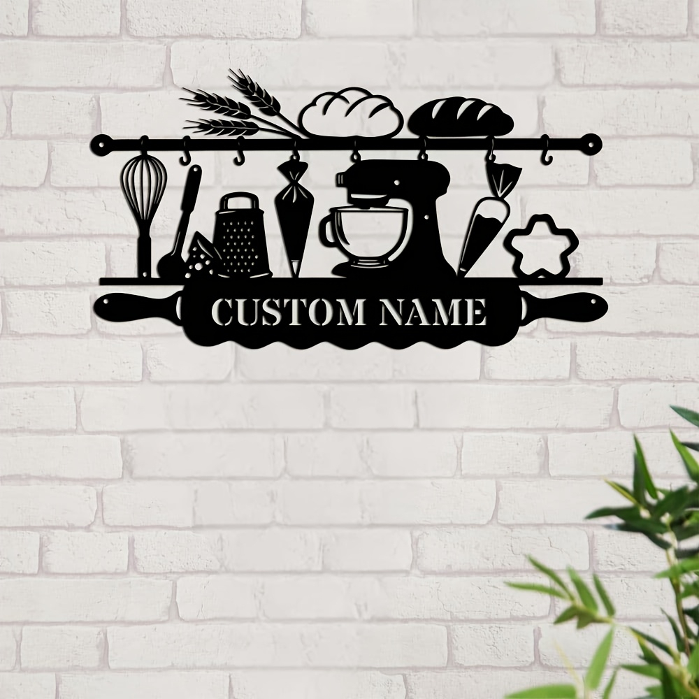 Personalized Kitchen Iron Wall - Wedding Party Supply 评论和价格