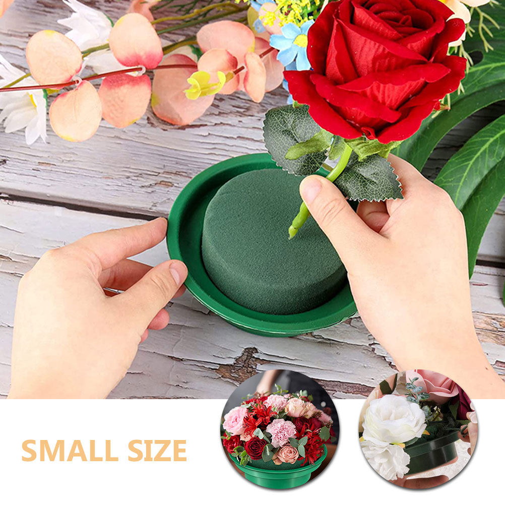 2Pcs Round Floral Mud Floral A - Wedding Floral Supply 评论和价格
