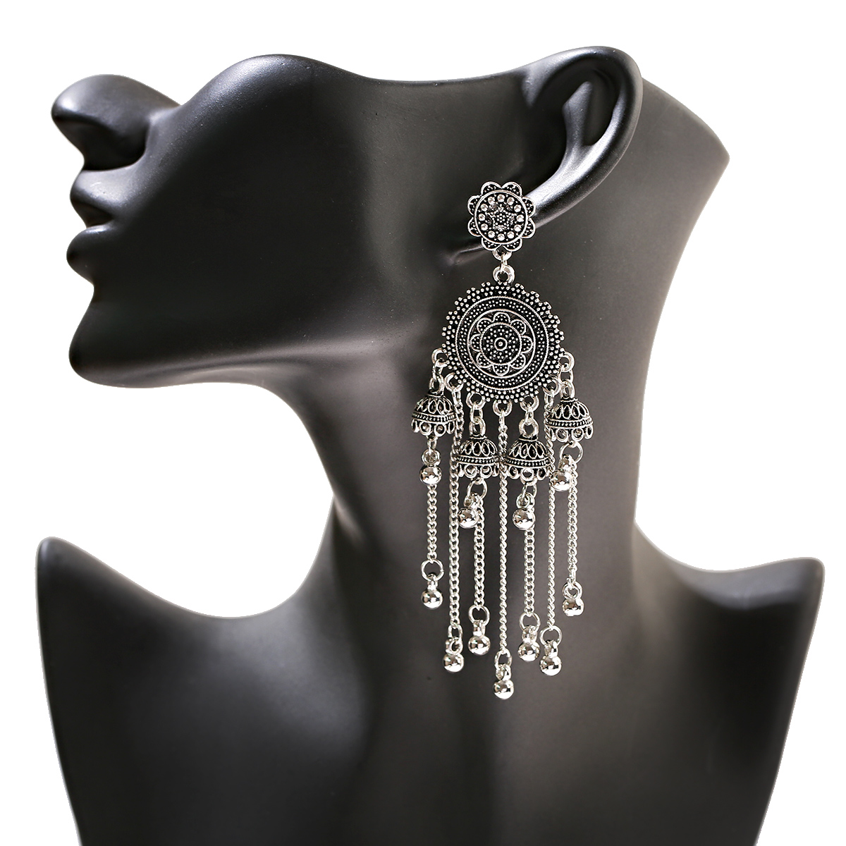 Chain Pendientes Earring And H - Indian Wedding Supply 评论和价格
