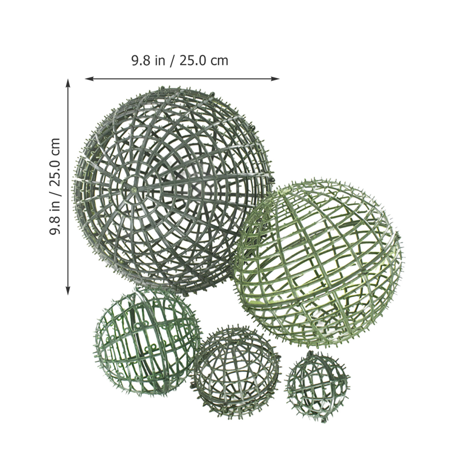 5Pcs Decorative Flower Ball Fr - Wedding Floral Supply 评论和价格
